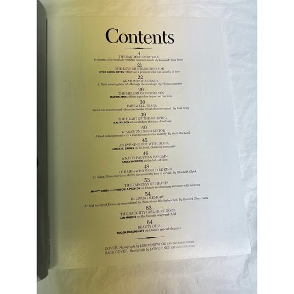 Princess Di (Diana) Time Magazine Commemorative Issue 1961-1997 W/ COA 048429 - Picture 3 of 13